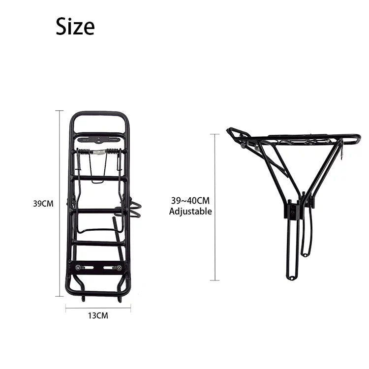 Hot Selling Aluminum Alloy Bicycle Rear Rack Carrier Bike Accessories Wholesales